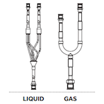 Haier Maxi split Joint Kit 2-weg tot 10 kW