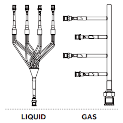 Haier Maxi split Joint Kit 4-weg 10-25 kW