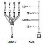 Haier Maxi split Joint Kit 4-weg 10-25 kW